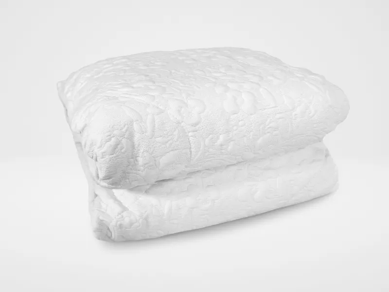 The quilted Dri-Cool topper, which wicks moisture away.