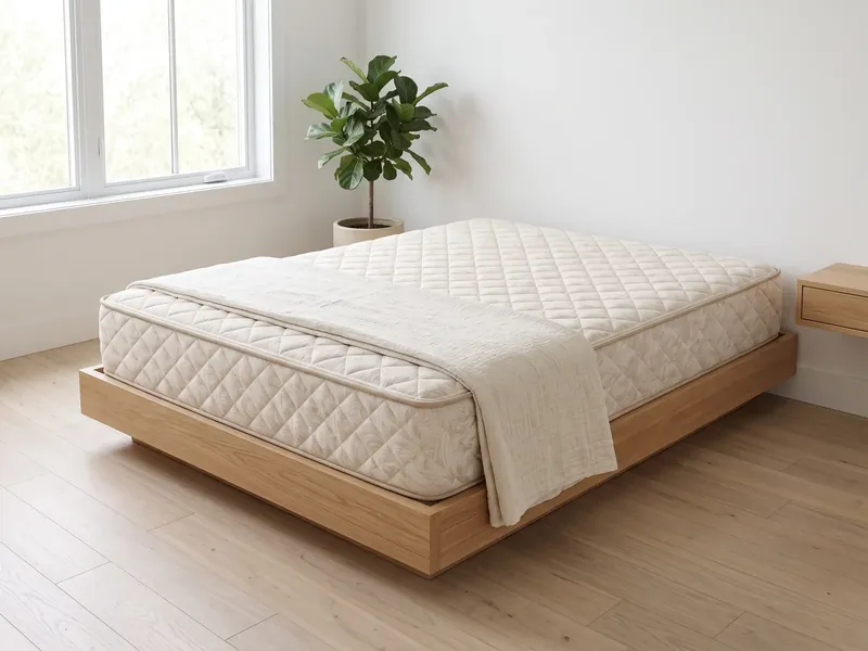 Matelas Levis dans une chambre (mise en situation)
